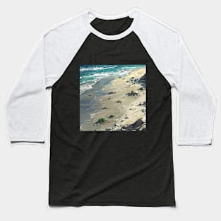 Beachcombing Art Baseball T-Shirt